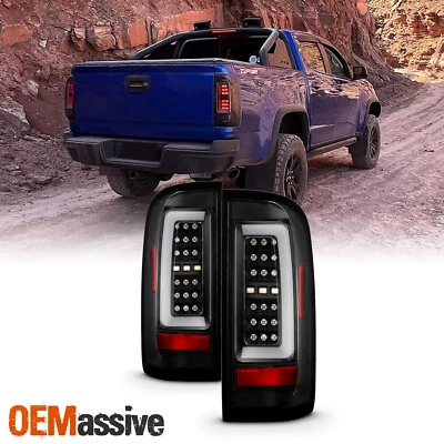Fit 2015-2022 Chevy Colorado/ GMC Canyon Black Full LED DRL Tail Lights 16 17 18 - Image 1 of 4