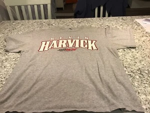 Vintage Kevin Harvick 29 Bud Nascar Short Sleeve T-Shirt - Size L/XL - Spellout - Picture 1 of 5