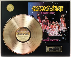 Parliament - Funkentelechy VS The Placebo Syndrome Gold LP Record Plaque Display - Picture 1 of 3