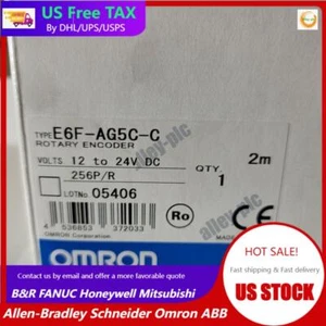 Omron E6F-AG5C-C 256P/R 2m Rotary Encoder New One US Free TAX E6FAG5CC - Bild 1 von 7