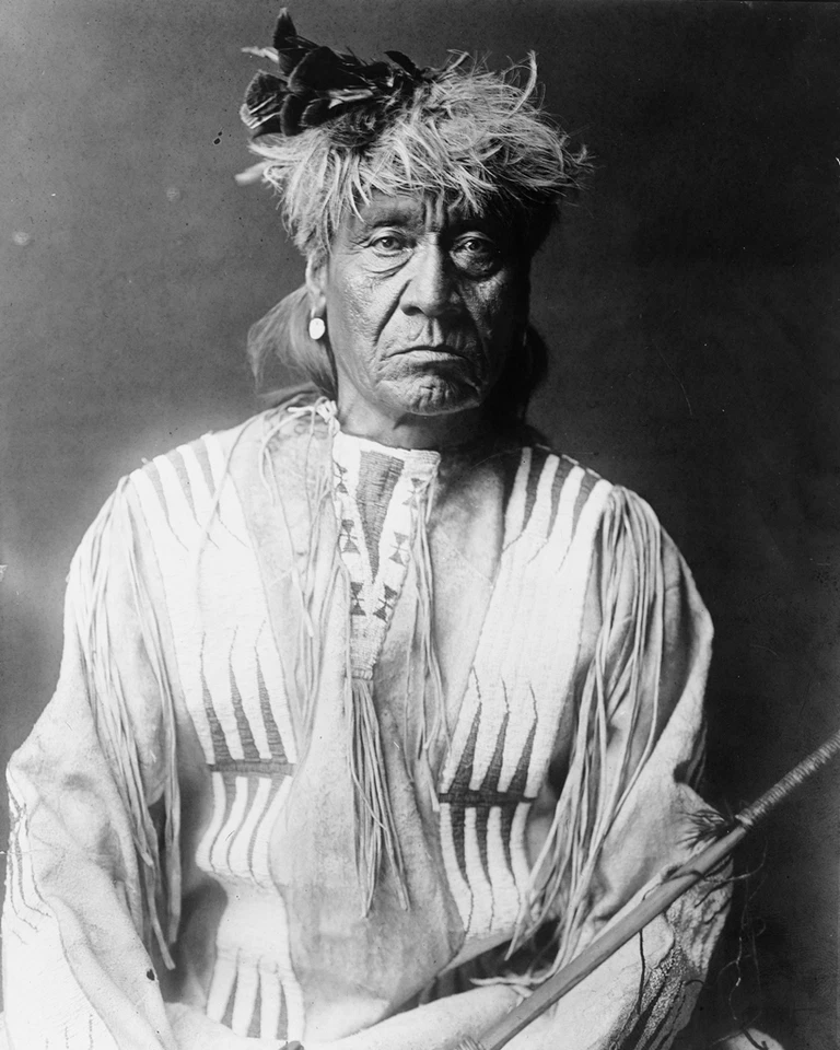 Nueva foto nativa americana 8x10: látigo rojo, tribu india norteamericana Atsina Foto 1 de 1