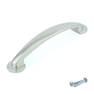 M4TEC Nickel Kitchen Cabinet Door Handles Cupboard Drawer Bedroom Furniture Pull - Image 1 of 4