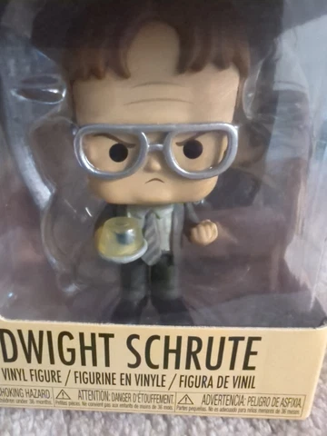 Dwight Schrute The Office Funko Minis 3" Vinyl Figure #21 RARE New angry face A Cover
