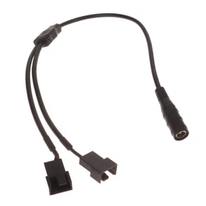 DC5521 To 4Pin Line Computer Chassis Fan Line 12V Power Adapter Patch Cord - Afbeelding 1 van 10