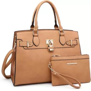 Handbag Purse Dual Handle Satchel & Crossbody, Clutch Wristlet Shoulder Bag Tote - Picture 1 of 22