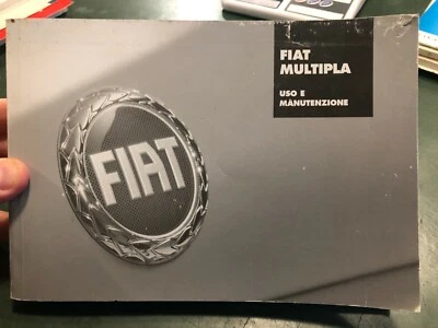 Libretto uso e manutenzione Fiat Multipla 2ª ed. X/2004 vintage auto italiano - Immagine 1 di 4