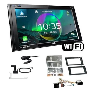 JVC Autoradio WiFi Apple CarPlay DAB+ für Seat Exeo ab 2009 schwarz inkl Canbus - Bild 1 von 7