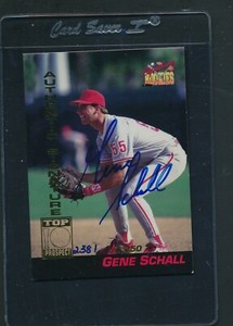 1994 Signature Rookies #A1 Gene Schall Phillies Signed Auto *D1189