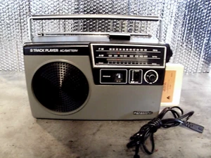 8 TRACK PLAYER PANASONIC RQ-832S RESTORED/TESTED/WORKING GREAT PORTABLE PLAYER - Picture 1 of 8