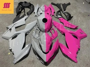 Fairing Kit for 2018-2023 Kawasaki Ninja400 EX400 ABS Bodywork Pink Cement Gray - Picture 1 of 4