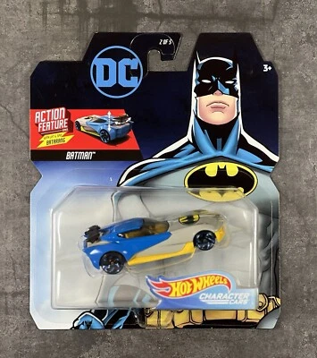 Hot Wheels DC Character Cars Batman 1:64 Action Feature 2021 - Image 1 of 2