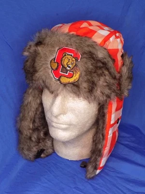 Cornell University большой красный хоккей траппер шляпа - Изображение 1 из 4