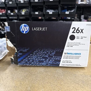 CARTOUCHE DE TONER NOIR HP 26X CF226X - BOÎTE OUVERTE JAMAIS UTILISÉE - Photo 1/9