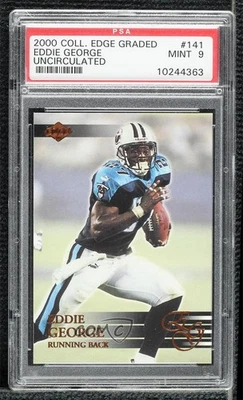 2000 Collector's Edge Graded Eddie George #141 PSA 9 MINT - Image 1 of 2