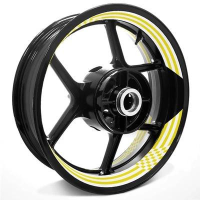 Pegatina llanta interior moto Honda CBR600RR 03-24 23 22 21 20 C01W amarilla Foto 1 de 4