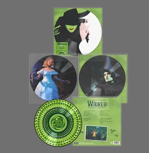 WICKED - Broadway Cast DOUBLE ALBUM VINYL PICTURE DISC + ZOETROPE - Limited 2025 - Picture 1 of 4