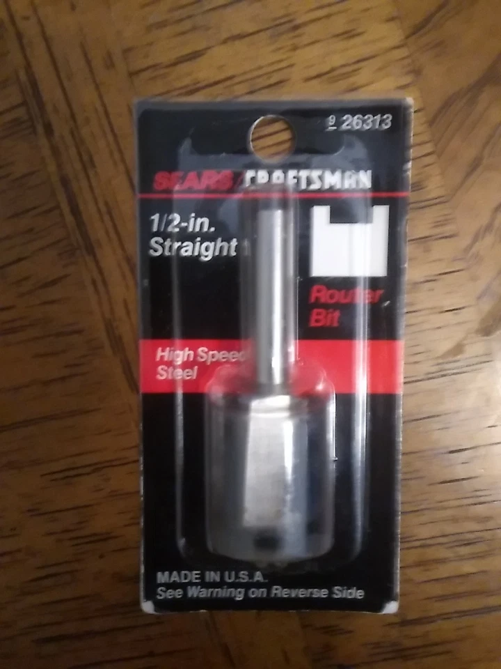 Craftsman 1/2 Inch Straight Router Bit - Image 1 of 1