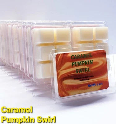 CARAMEL PUMPKIN SWIRL -Bath & Body Works Vela Cera Derretida - $6 por paquete Foto 1 de 4