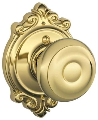 Schlage F170-GEO-BRK puerta ficticia georgiana no giratoria de un lado Foto 1 de 4