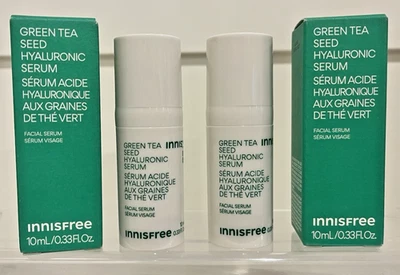 Suero de ácido hialurónico X2 Innisfree Green Tea .33 oz NUEVO EN CAJA caducidad 8/2027 Foto 1 de 3