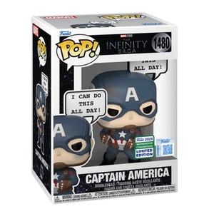 PRE-ORDER WONDROUS CONVENTION SHARED Captain America Funko Pop #1480 - Picture 1 of 1