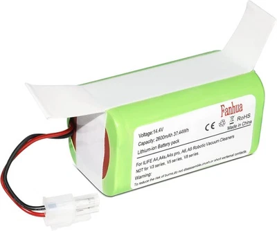 Сменный аккумулятор для ILIFE A4 A4s A4s Pro A6 A7 A8 A9 V7 V7s V7s Plus W400 - Изображение 1 из 4