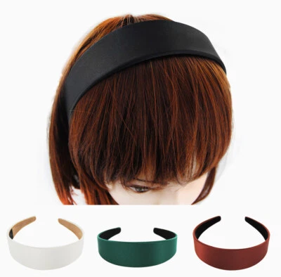 AXY® axy Breiter Haarreif Schwarz Vintage Klassik-Look Hairband Stirnband HRK1
