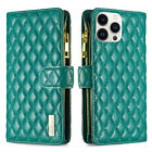 For Iphone 13 12 11 Pro Max Xr X 8 7 Flip Leather Zipper Wallet Phone Case Cover