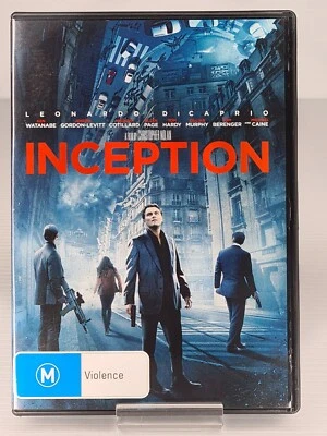Inception DVD Cillian Murphy Joseph Gordon-Levitt Leonardo DiCaprio Michael Cain - Image 1 of 2