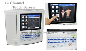 CONTEC ECG1200G Elettrocardiografo ECG digitale 12 canali/piombo, macchina portatile - Foto 1 di 10
