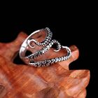 Men's Women's Adjustable Opening Ring Jewelry Punk Octopus Tentacle Party Gift