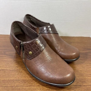 Easy Street Women's Darcy Boot Tan/Brown Crocodile/Gore 9W US - Bild 1 von 11