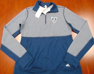 NWT WOMEN'S ADIDAS NBA DALLAS MAVERICKS PERFORMANCE 1/4 ZIP SHIRT SIZE M - Picture 1 of 7