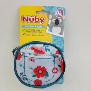 Nuby Pacifier Pouch Floral Design - Picture 1 of 3