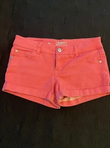 Celebrity Pink Women Fushia Shorts Size 9 Stretch - Picture 1 of 8