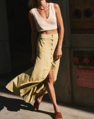 Falda midi Jackie FREE PEOPLE. Talla M. Precio de venta sugerido por el fabricante $70 Foto 1 de 4