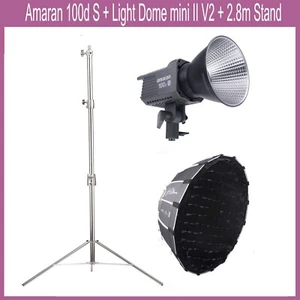 Aputure Amaran 100d S 100W 5600K Daylight LED Video Light +Softbox +2.8m Stand  - Picture 1 of 11