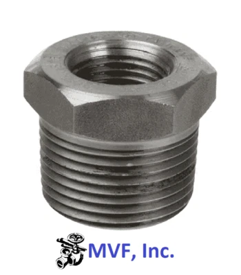 1/2" X 1/4" 3M/6M Threaded (NPT) Hex Bushing A105 Forged Steel FS12040221 - Image 1 of 4