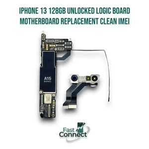 Carte mère de remplacement carte mère iPhone 13 128 Go débloqué IMEI propre - Photo 1 sur 3