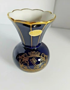 Echl Cobalt Vase 3.5" - Picture 1 of 8