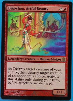 Diaochan, Artful Beauty FOIL Commander's Arsenal NM Rare CARD (466188) ABUGames - Image 1 of 2
