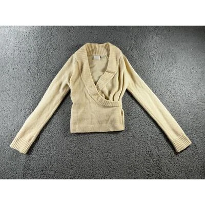 Suéter Anthropologie Mujer XS Envolvente Cuello en V Lana Merino Manga Larga Foto 1 de 4