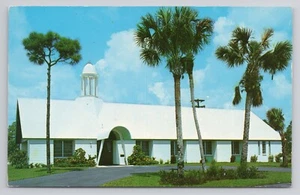 Postcard The Moravian Church in Coral Ridge Fort Lauderdale Florida - Bild 1 von 2