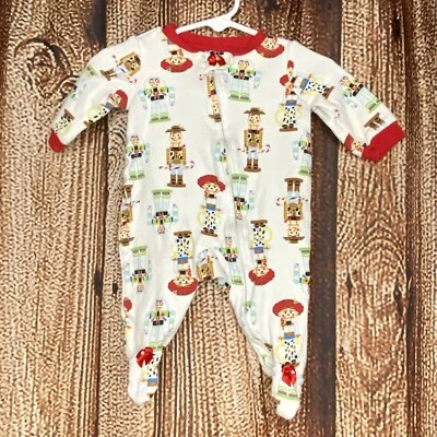 Pijama Disney Baby Toy Story de una pieza con patas para dormir 0-3 meses algodón Foto 1 de 4