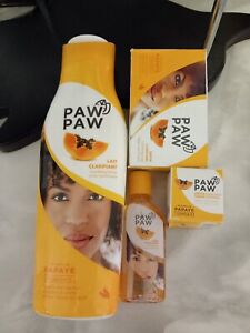 Paw paw  Body Lotion 500ml+oil 60ml+Face cream 25ml+tube cream+soap (5in1)