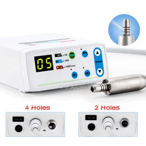 Dental LED Brushless Electric Micro Motor Inter-Spray+Handpiece Tubing 2/4Holes - Picture 1 of 37