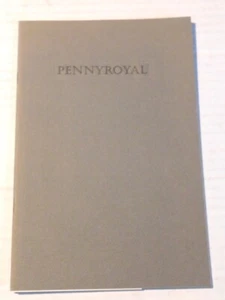 1980 LTD ED. - PENNYROYAL / MCMLXXX - Catalog Illus. by BARRY MOSER - Imagen 1 de 6