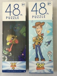 Lot of 2 Disney Toy Story 4 Puzzles Buzz Lightyear Ducky Bunny Woody 48 Pieces - Picture 1 of 4