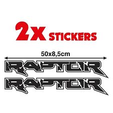 50x8,5cm - FORD RAPTOR - RANGER Autocollants Stickers - RAPTOR LOGO