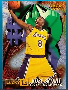 1996-97 Fleer Basketball KOBE BRYANT #13 Lucky 13 Rare Rookie SP ๐ SHIPS FREE! - Picture 1 of 2